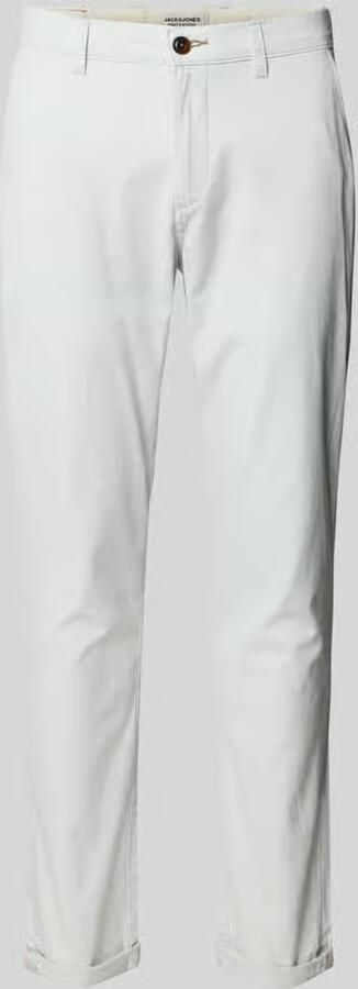 Jack & jones Straight fit stoffen broek van katoenmix model 'MARCO FURY'