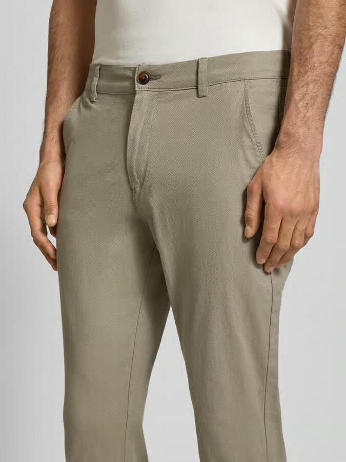 Jack & jones Straight fit stoffen broek van Katoenmix Model 'MARCO FURY'