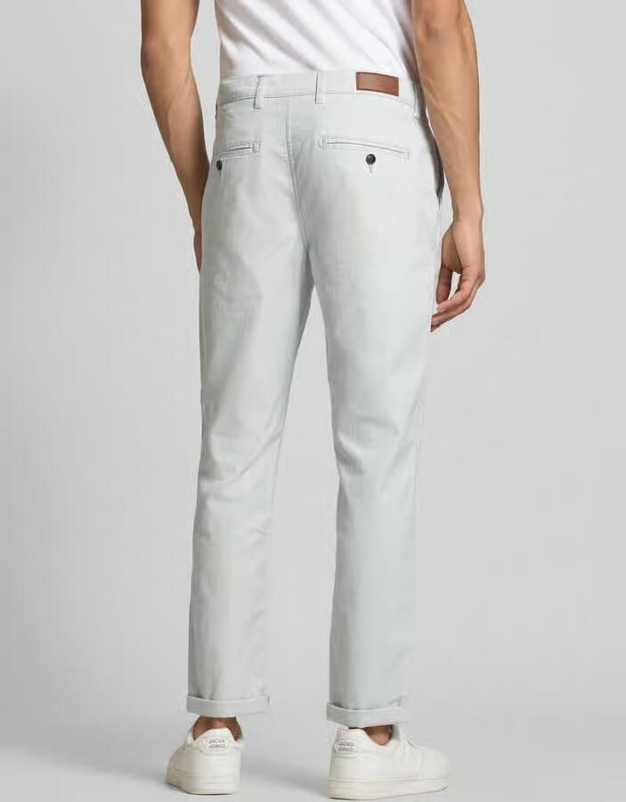 Jack & jones Straight fit stoffen broek van Katoenmix Model 'MARCO FURY'