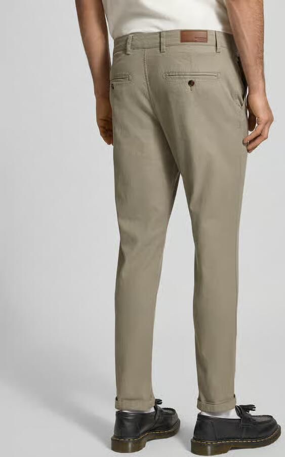 Jack & jones Straight fit stoffen broek van katoenmix model 'MARCO FURY' - Foto 4