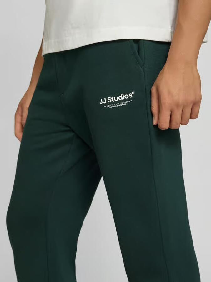Jack & jones straight fit sweatpants van katoenmix model 'Kane' - Foto 3