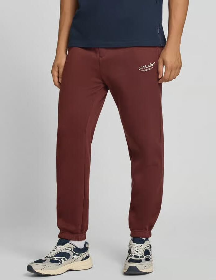 Jack & jones straight fit sweatpants van katoenmix model 'Kane' - Foto 3