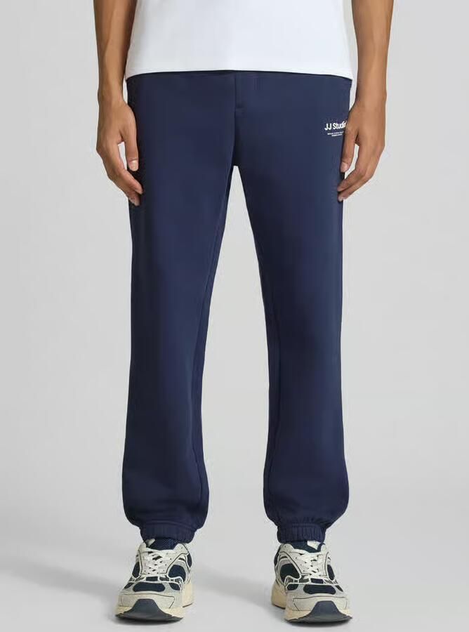 Jack & jones straight fit sweatpants van katoenmix model 'Kane' - Foto 3