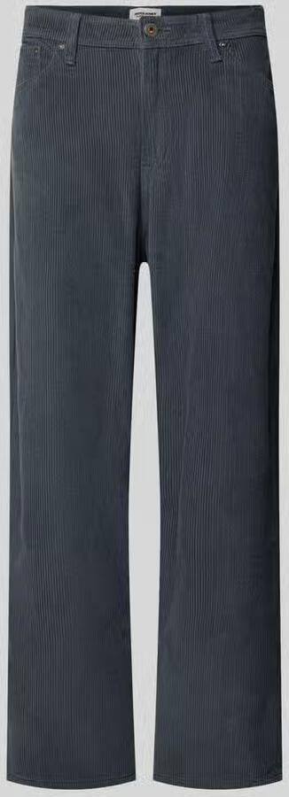 Jack & jones Straight leg corduroy broek van puur katoen model 'ALEX'