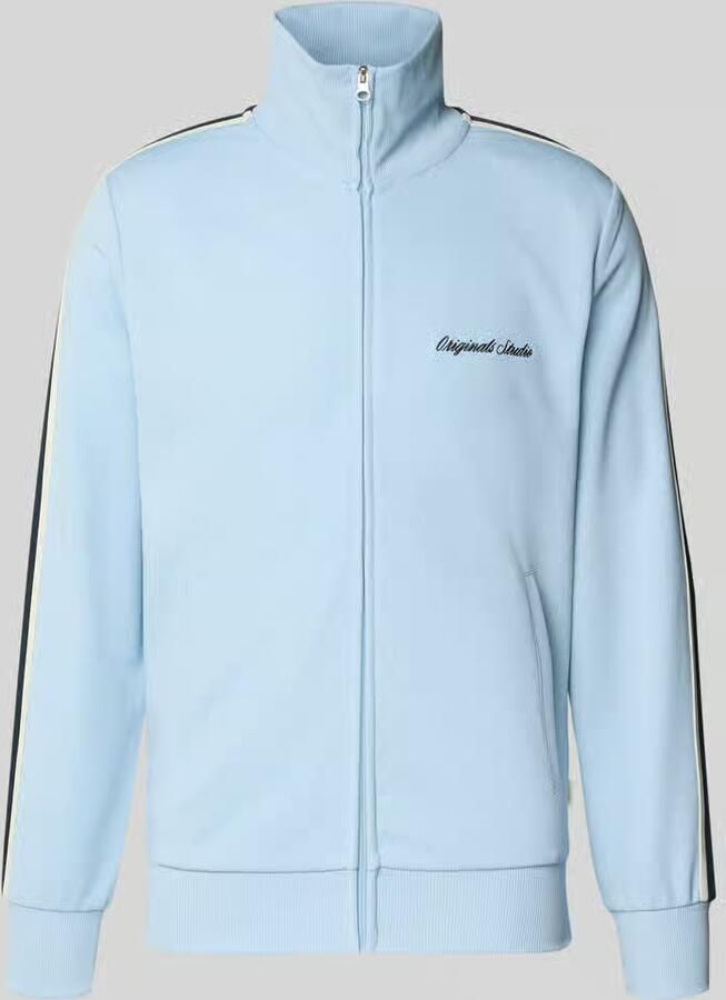 Jack & jones sweatjack met opstaande kraag model 'COTEDAZUR' - Foto 2