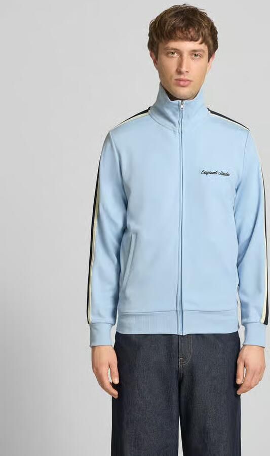 Jack & jones sweatjack met opstaande kraag model 'COTEDAZUR' - Foto 3
