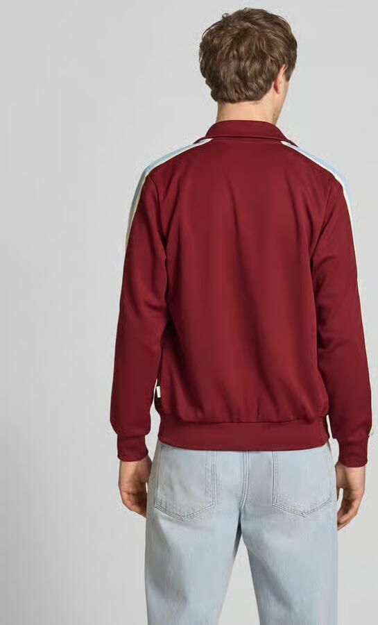 Jack & jones sweatjack met opstaande kraag model 'COTEDAZUR'
