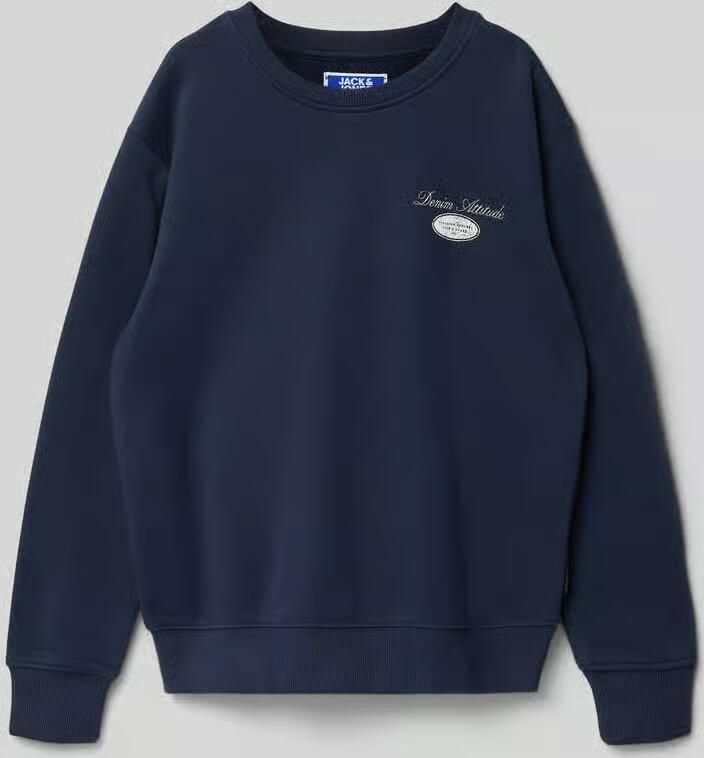 Jack & jones Sweatshirt met Labelprint Model 'DOVER' - Foto 2