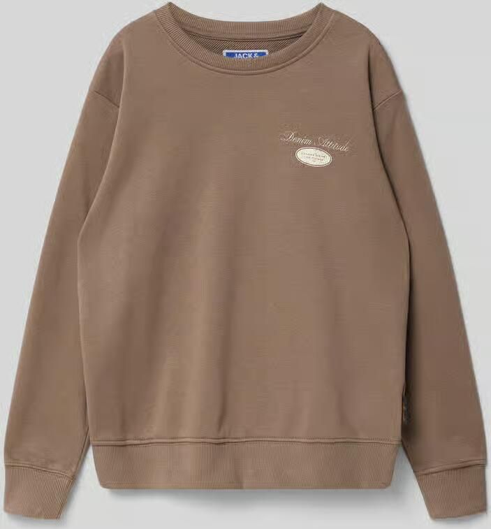 Jack & jones Sweatshirt met Labelprint Model 'DOVER' - Foto 2