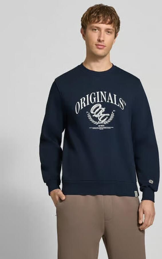 Jack & jones Sweatshirt met labelprint model 'FREDERIKSBERG' - Foto 3
