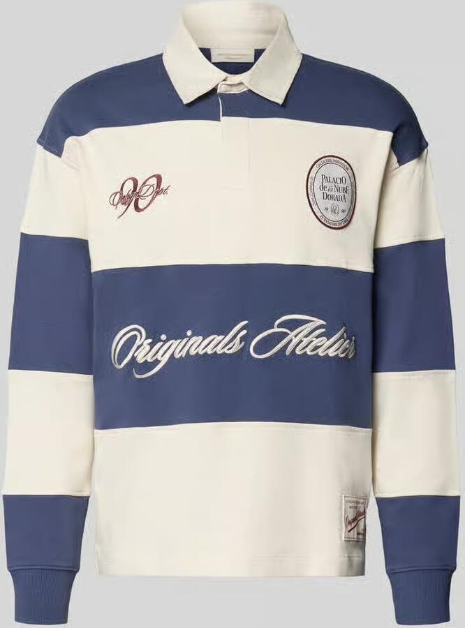 Jack & jones Sweatshirt met polokraag model 'SALAMANCO'