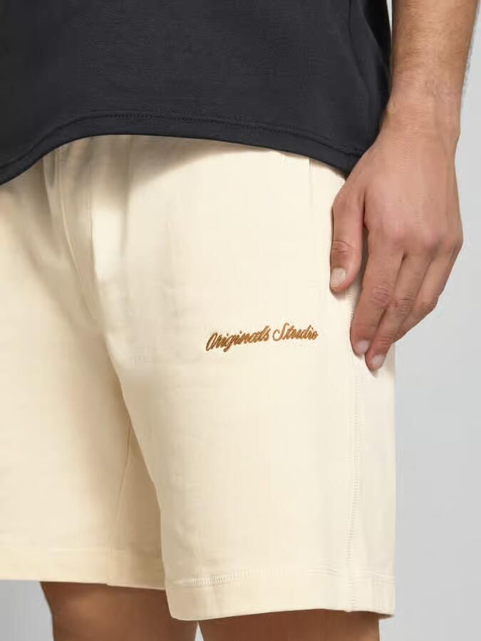 Jack & jones Sweatshorts met labelstitching model 'KARL'