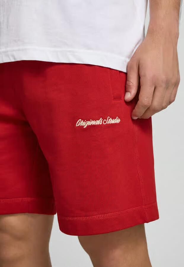 Jack & jones Sweatshorts met labelstitching model 'KARL'