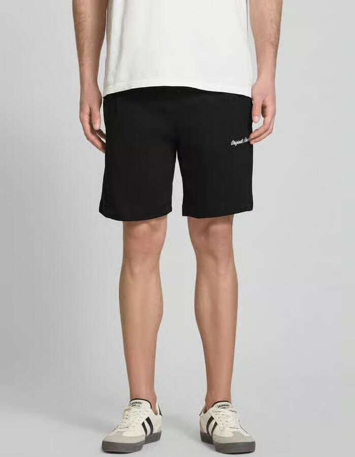 Jack & jones Sweatshorts met labelstitching model 'KARL' - Foto 3