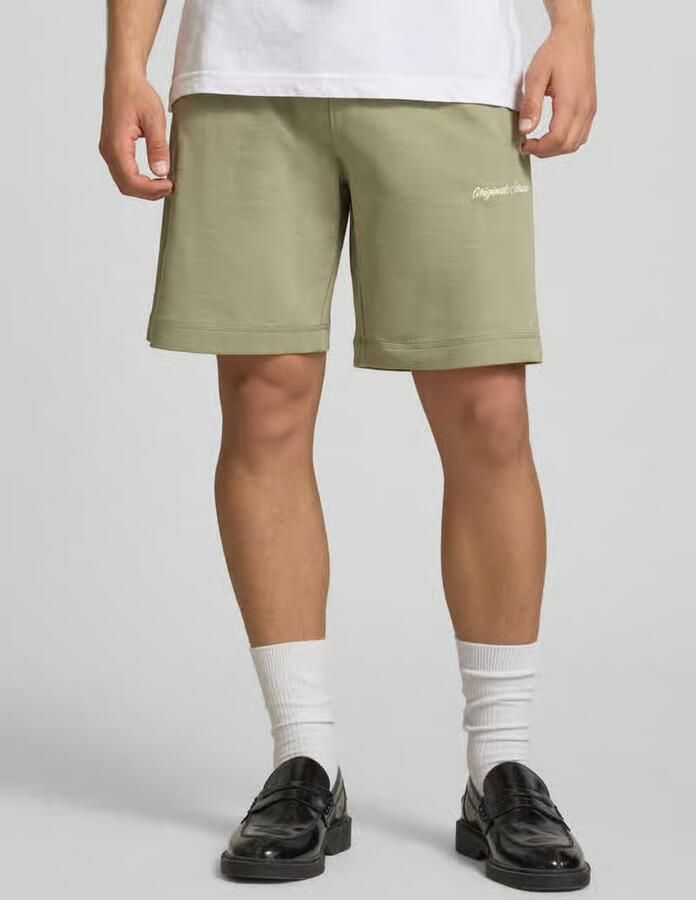 Jack & jones Sweatshorts met labelstitching model 'KARL' - Foto 3