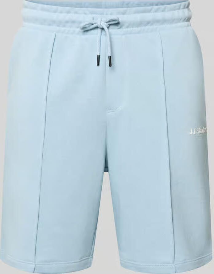 JACK & JONES PANTS STUDIO JPSTKANE relaxed sweatshort lichtblauw - Foto 4