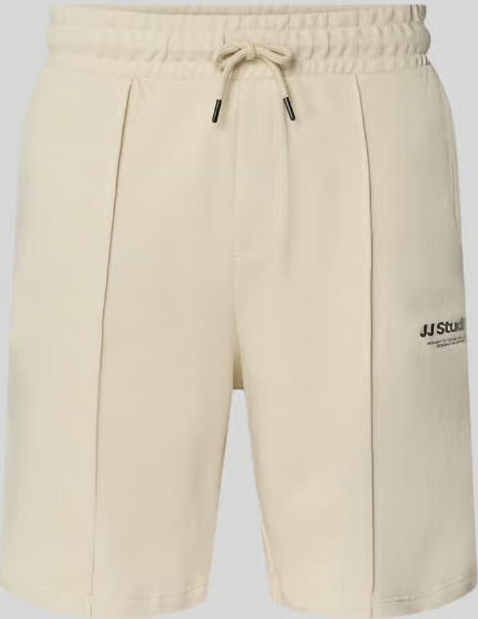 JACK & JONES PANTS STUDIO JPSTKANE relaxed sweatshort beige - Foto 5
