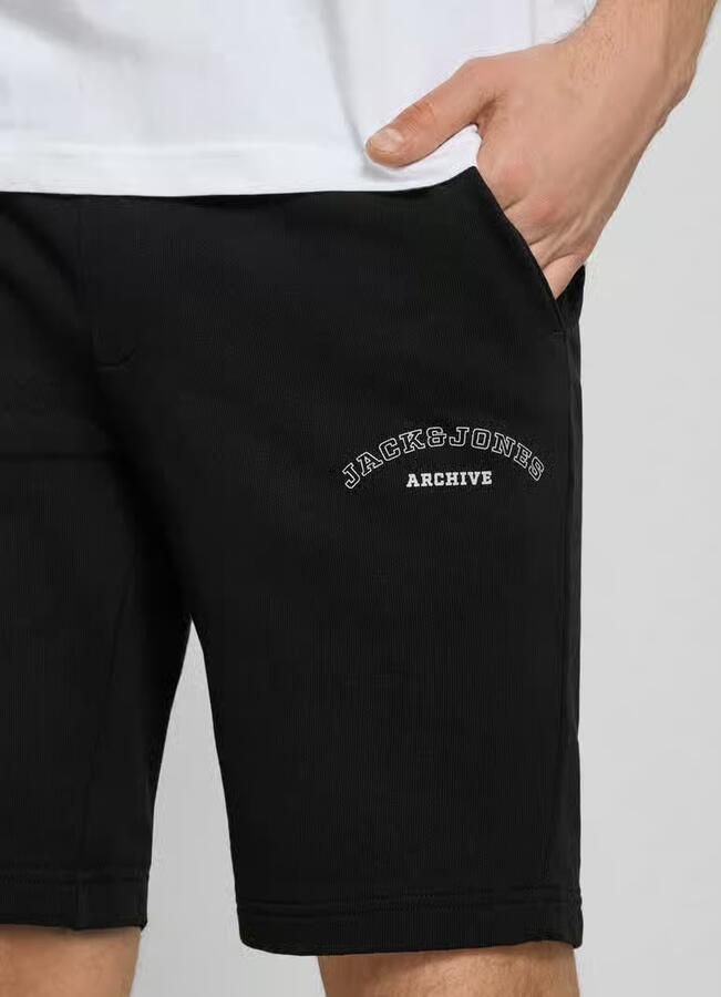 JACK & JONES PANTS STUDIO JPSTGORDON regular sweatshort zwart - Foto 5