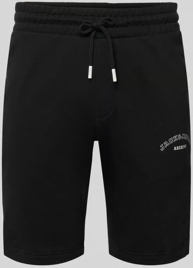 JACK & JONES PANTS STUDIO JPSTGORDON regular sweatshort zwart - Foto 6
