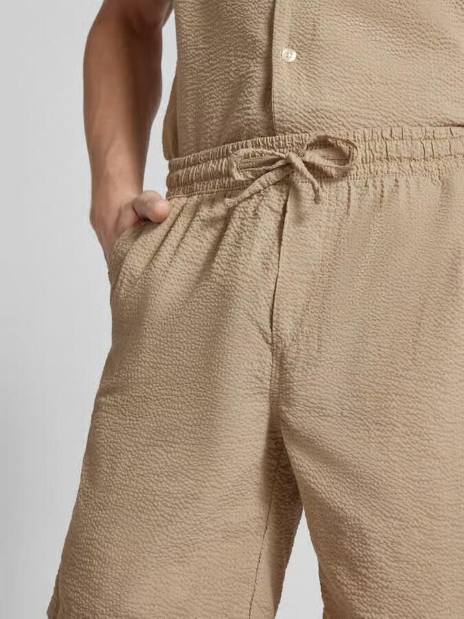 Jack & jones Sweatshorts met tunnelkoord model 'JAIDEN'
