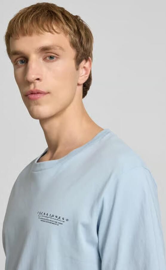 Jack & jones T-shirt met labelprint en ronde hals