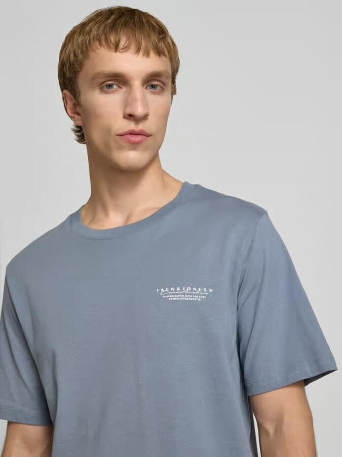 Jack & jones T-shirt met labelprint en ronde hals