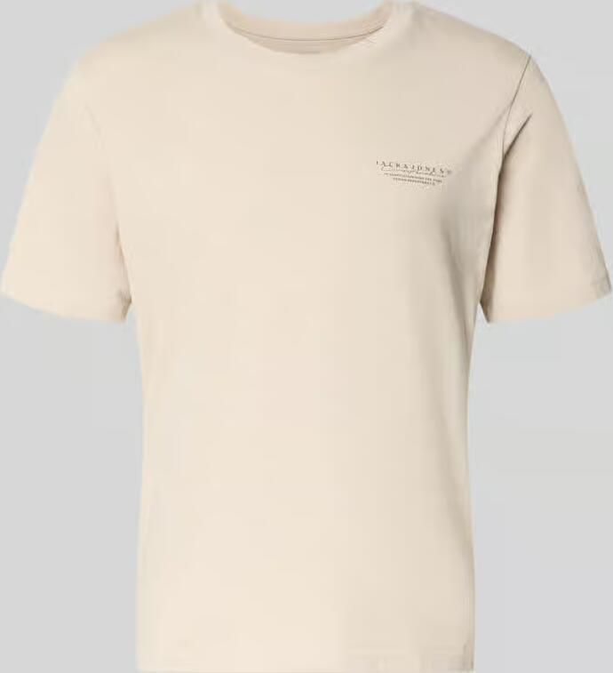 Jack & jones T-shirt met labelprint en ronde hals - Foto 2