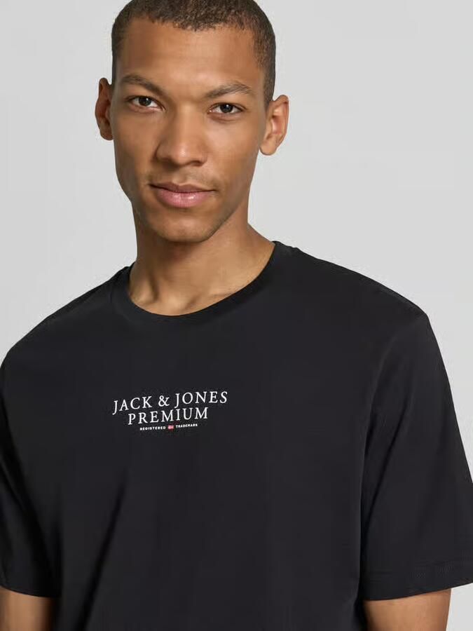 Jack & jones T-shirt met labelprint en ronde hals - Foto 2