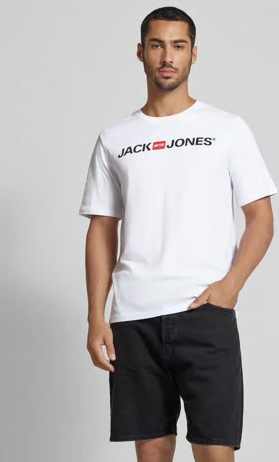 Jack & Jones Shirt met ronde hals JJECORP in 3-pack met print en ronde hals effen modieus regular fit katoen ronde hals (3-delig Set van 3) - Foto 18