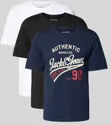 Jack & Jones Shirt met ronde hals JJETHAN TEE SS CREW NECK 3PK MP NOOS (3-delig Set van 3) - Foto 12