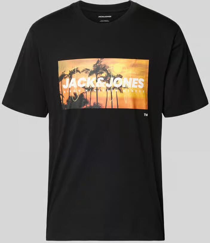 Jack & jones T-shirt met labelprint model 'INDIANA' - Foto 2