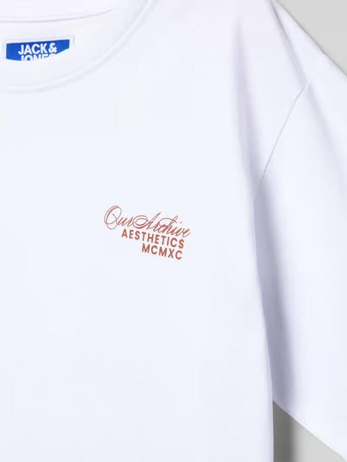 Jack & jones T-shirt met labelprint Model 'ROAR' - Foto 4