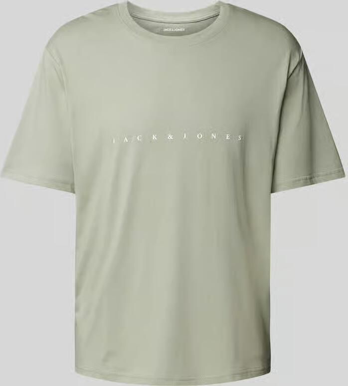 Jack & Jones Shirt met ronde hals JJESTAR met pigmentprint en katoengevoel - Foto 2
