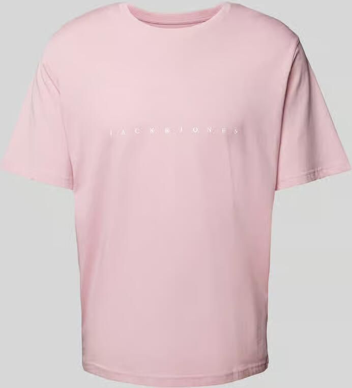Jack & Jones Shirt met ronde hals JJESTAR met pigmentprint en katoengevoel - Foto 2
