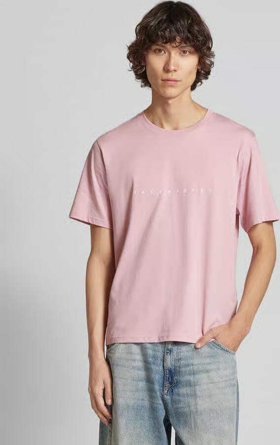 Jack & Jones Shirt met ronde hals JJESTAR met pigmentprint en katoengevoel - Foto 4