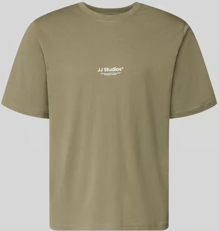 JACK & JONES ESSENTIALS relaxed T-shirt lichtkaki - Foto 5