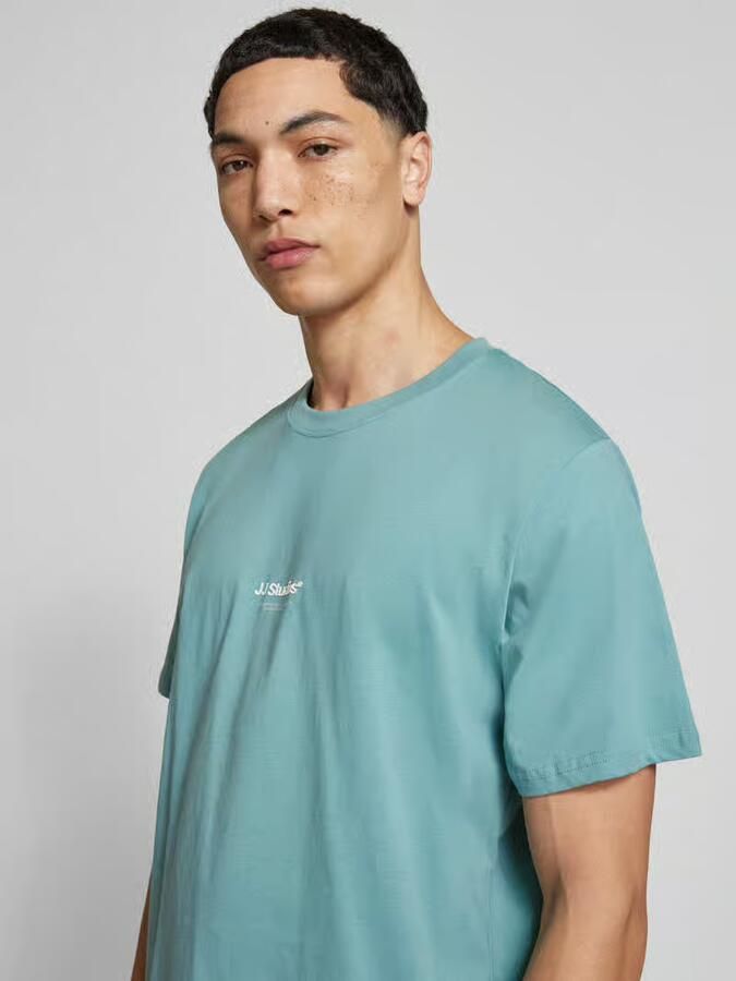 JACK & JONES ESSENTIALS relaxed T-shirt turquoise - Foto 4