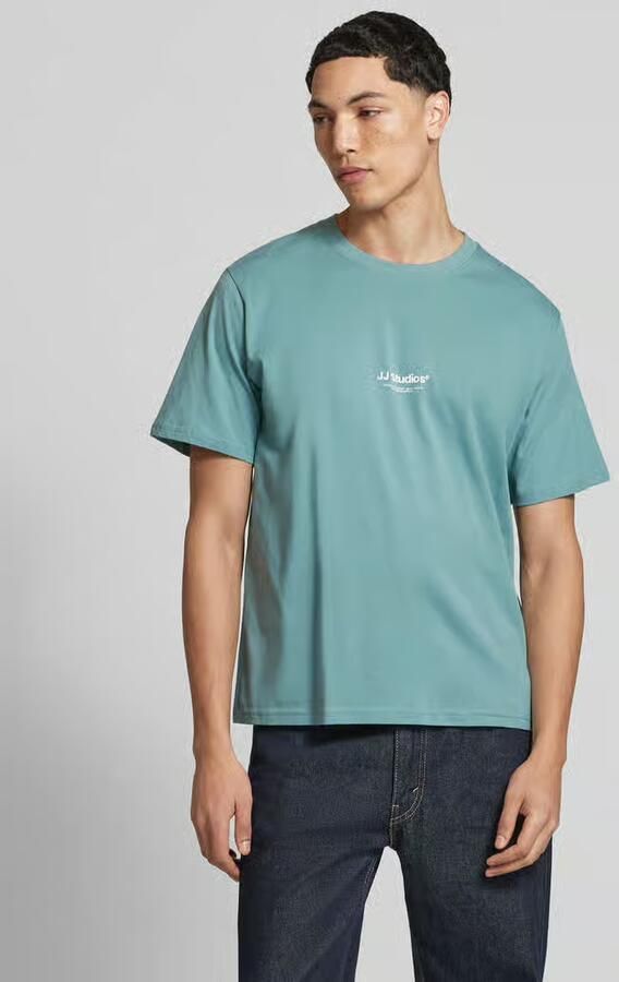 JACK & JONES ESSENTIALS relaxed T-shirt turquoise - Foto 5