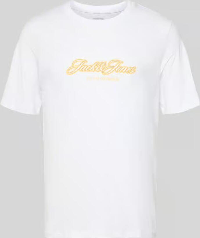 Jack & jones T-shirt met logoprint regular fit