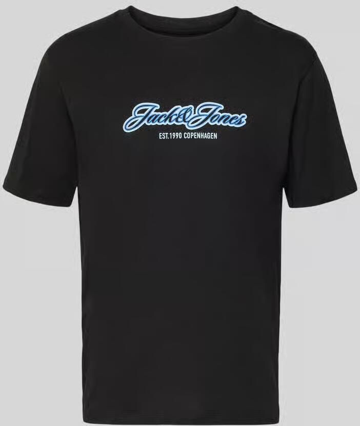 Jack & jones T-shirt met logoprint regular fit