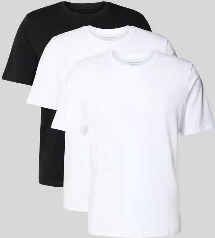 Jack & Jones Shirt met ronde hals JJEORGANIC BASIC TEE SS O-NE 3PK MP NOOS (set 3-delig) - Foto 6