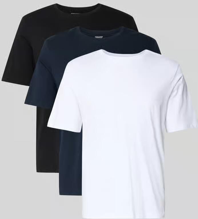 Jack & Jones Shirt met ronde hals JJEORGANIC BASIC TEE SS O-NE 3PK MP NOOS (set 3-delig) - Foto 8