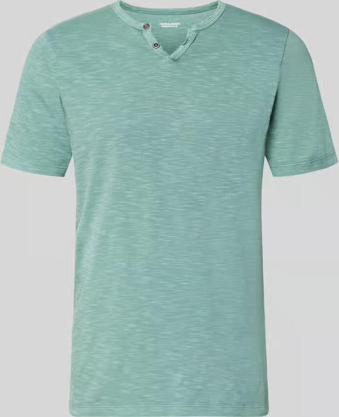 JACK & JONES ESSENTIALS regular T-shirt turquoise - Foto 5