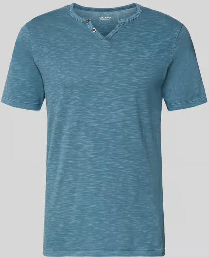 JACK & JONES ESSENTIALS regular T-shirt blauw - Foto 5