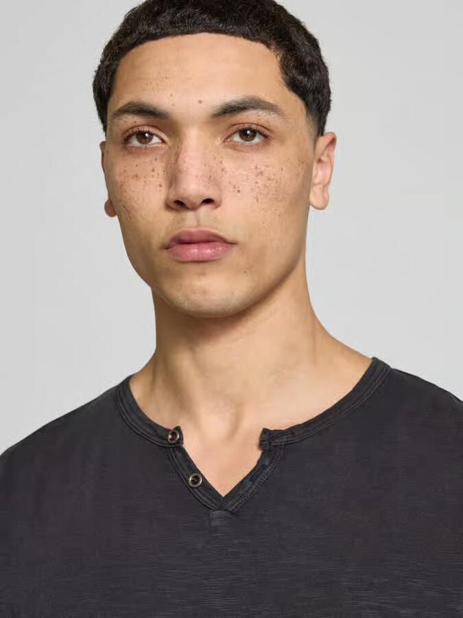Jack & jones Zwarte V-hals T-shirt voor heren Black Heren - Foto 4