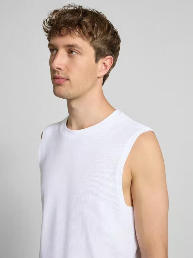 Jack & jones Tanktop met structuurpatroon en ronde hals