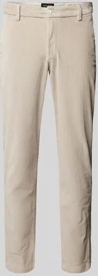 Jack & jones Tapered fit corduroy broek met steekzakken model 'CORDUROY' - Foto 10