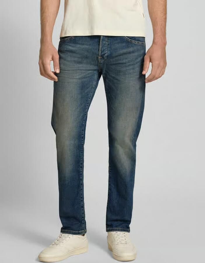 Jack & jones Tapered fit jeans in used-look model 'MIKE' - Foto 2
