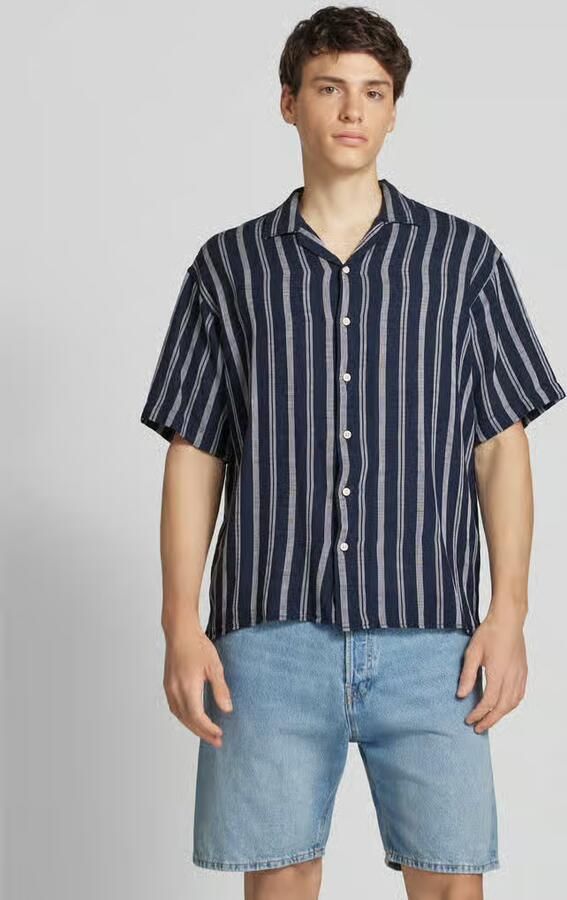 Jack & Jones Overhemd met korte mouwen JJEENZO STRIPE RESORT SHIRT SS SN - Foto 9