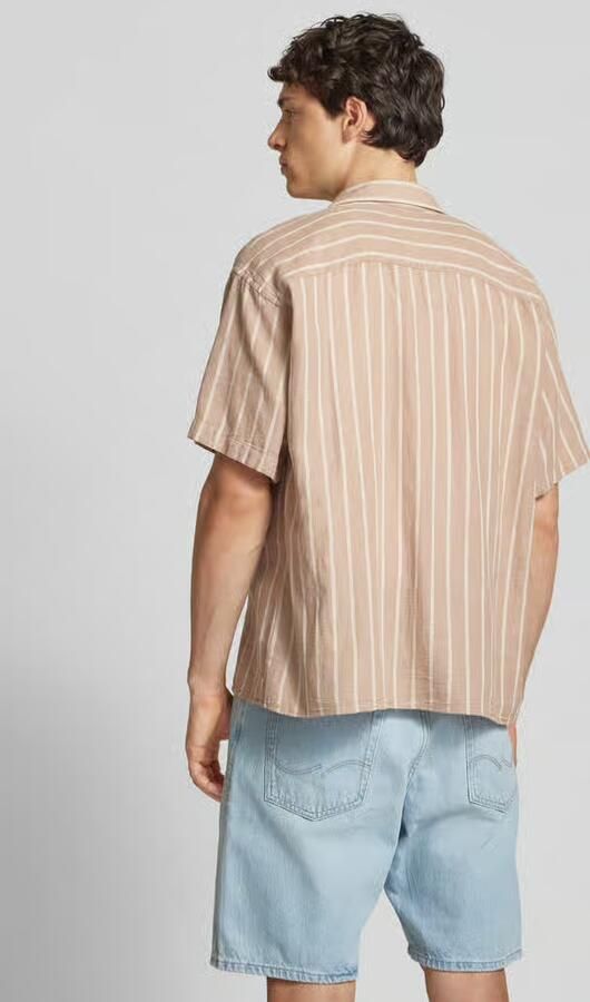 Jack & Jones Overhemd met korte mouwen JJEENZO STRIPE RESORT SHIRT SS SN